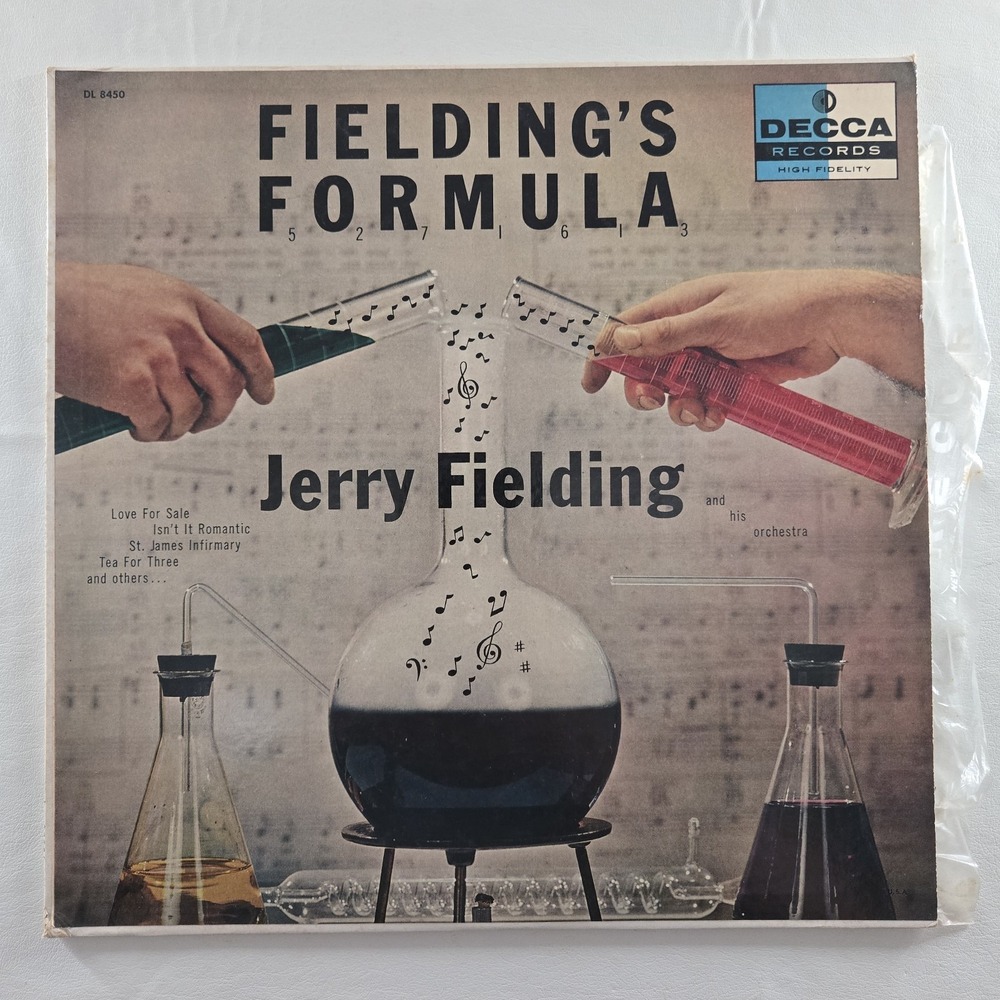 Jerry Fielding – Fielding's Formula Vinyl LP Record 1957 Decca Jazz VG+ Tested